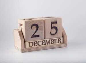 Calendario de Escritorio Creativo Hecho a Mano con Base de Madera para Fotos, Decoración para el Hogar y la Oficina, Regalo, Venta al por Mayor de Fábrica - Product Image 2