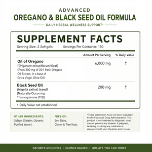 Gélules d'huile d'origan à marque privée avec huile de nigelle, fabricant de compléments alimentaires OEM ODM - Product Image 3