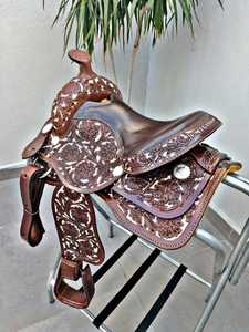 Sillas de Montar Inglesas de Cuero Genuino de Alta Resistencia con Diseño Grabado Personalizado, Precio Directo de Fábrica, Estilo Ecuestre - Product Image 2