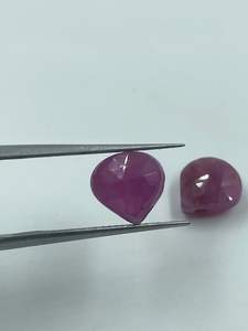 พลอยคอรันดัมธรรมชาติ สีชมพูอมม่วง น้ำหนัก 7.30 กะรัต ขนาด 8.70x9.30 มม. - Product Image 3