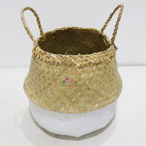 Cesta de hoja de palma multifuncional y ecológica para la organización del hogar - Product Image 4