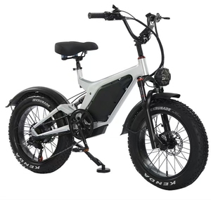 Neumáticos todoterreno 20*4, batería de litio de 48V 15AH, motor sin escobillas, doble suspensión. Bicicleta eléctrica deportiva urbana todoterreno. - Product Image 1
