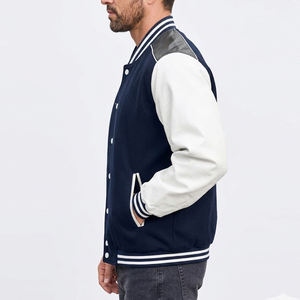 Chaqueta de invierno estilo Letterman para hombre, de tela cómoda y a la moda, para adultos. - Product Image 3