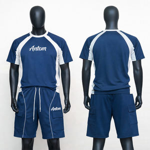 Ensemble décontracté d'été respirant pour homme RTS Tayyab, short et chemise 100% coton par Antom Enterprises - Product Image 1