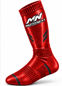 Chaussettes de sport personnalisées de qualité supérieure, tricotées, respirantes, antibactériennes, pour la course et le motocross, disponibles à la vente. - Product Image 5
