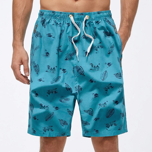 Men's Printed Board <b>Shorts</b> Quick Dry Drawstring Waist Casual <b>Swimwear</b> <b>with</b> Pockets - Product Image 6
