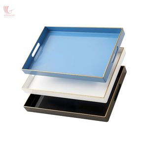 Bandeja de Servir de Laca Indochina, Diseño de Asa de Color Sólido, Uso Residencial, Color de Tendencia 2027 - Product Image 2
