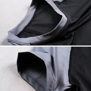 Fitness <b>Men's</b> Short Sleeve Breathable Casual Gym Exercise Running Sports Thermal Loose Fit Spandex/Cotton T-Shirt - Product Image 4