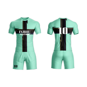 Wholesale OEM ODM Custom Soccer Uniform Set Short Sleeve Breathable Football Jersey High Quality Team Sportswear - Product Image 2