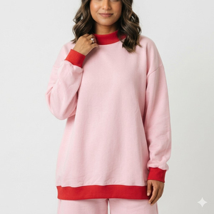Compre Camisetas OEM para Mujer, Cuello Alto, Diseño Sólido, 100% Algodón, Ligeras, Transpirables, de Secado Rápido, Ropa Urbana de Invierno - Product Image 4