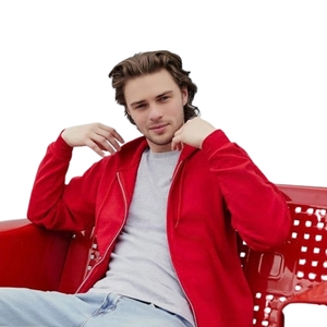 Sudadera con capucha y cremallera para hombre, con bordado y máscara facial integrada, cálida para invierno, estilo casual, diseño Y2K. - Product Image 6
