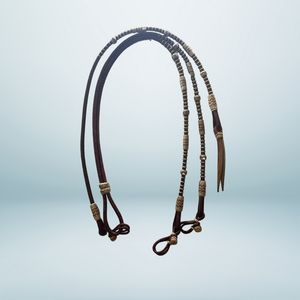 Produits de cheval en cuir tressé à la main de rênes romales de qualité supérieure - Product Image 1