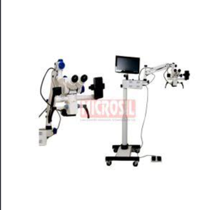 Microscope chirurgical dentaire inclinable avec grossissement 25x, alimentation électrique, certifié CE, construction métallique. - Product Image 3