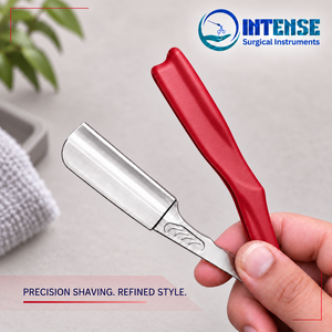 Navaja de Afeitar Profesional para Barbería con 3 Cuchillas de Repuesto de Acero Inoxidable, Herramienta Manual para Afeitar y Cortar el Cabello en Salón - Product Image 1