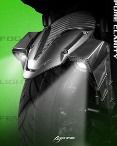 AJLIGHT NMAX XMAX Luz Antiniebla para Motocicleta 28W Foco LED Bicolor AJ LIGHT DESIGN Luz Alta y Baja Impermeable para Guardabarros - Product Image 2