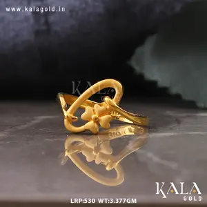 Elegante Anillo de Oro Sólido de 18K para Mujer con Diseño de Bucle Abstracto, Joyería Clásica para Regalo de Compromiso, Bodas, Fiestas Casuales y Formales - Product Image 2