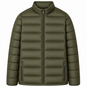 <b>Men's</b> Heavy <b>Warm</b> Puffer <b>Jacket</b> Cotton Padded Winter Coat Wind Resistant Quilted Casual Outdoor Apparel - Product Image 3
