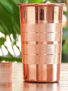 Machine Made Copper Glass Tumbler Manufacturer Ayurvedic Drinking Water Cup Bulk Export <b>Drinkware</b> Supplier - Product Image 3