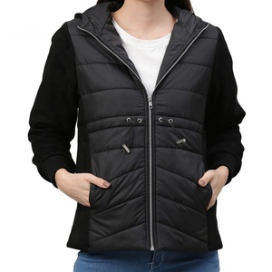 Chaquetas Cortas Acolchadas para Mujer, Abrigos de Plumón para Dama, Abrigos Gruesos y Cálidos de Invierno, Parkas Casuales con Cremallera - Product Image 1