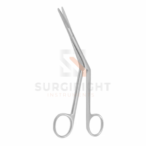 Ciseaux nasaux Knight 6,75 pouces, ciseaux chirurgicaux angulés pour une coupe précise des tissus intranasaux par SurgiRight - Product Image 1