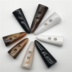 Botones Redondos Hechos a Mano con Cuerno de Búfalo, Duraderos y Modernos, Botones Elegantes para Abrigos, Ecológicos - Product Image 2