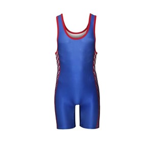 Afan Smartshop International Maillot de lutte pour homme léger, coupe-vent, séchage rapide, compression, respirant, en Spandex/Polyester - Product Image 3