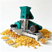 Máquina eléctrica recién mejorada para alimentos inflados, máquina extrusora para hacer aperitivos, máquina para hacer palomitas de arroz