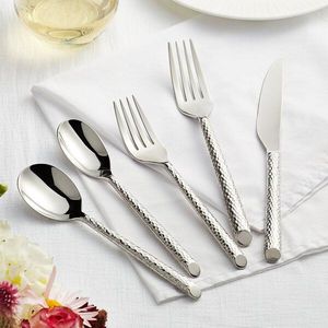 Juego de Cubiertos de Acero Inoxidable de Lujo, Juego de Cubiertos Modernos, Cuchara, Tenedor, Cuchillo, Juego de Vajilla para Mesa de Comedor - Product Image 1