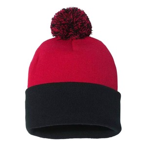 Bonnet Skully Personnalisé en Gros avec Logo, Bonnet à Pompon Tricoté Tendance, Bonnet OEM, Bonnets d'Hiver Personnalisés - Product Image 6