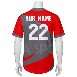 Custom Sublimation Printed <b>Baseball</b> Uniform Jerseys 100% Polyester Breathable Eco-Friendly Summer Sportswear for Team Apparel - Product Image 3