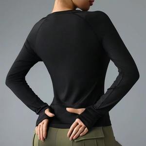 Camiseta de Surf de Manga Larga para Mujer, Protección UPF 50+, Traje de Baño, Rashguard, Impresión Personalizada, Compresión, Transpirable, Ecológica, Fabricante OEM - Product Image 2