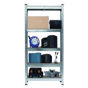Scaffalatura Metallica Zincata a 5 Ripiani per Garage e Necessità di Stoccaggio nel Regno Unito - Product Image 6