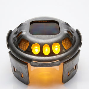 [SB Security] Solar Eyes, Balizas Solares para Carreteras, Carcasa de Aluminio Fundido a Presión, Luz de Seguridad Vial Profesional, Duradera y de Alto Brillo - Product Image 1