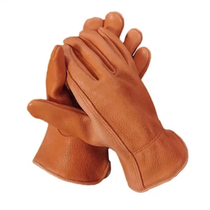 Top Selling Durable Cowhide Grain Leather Safety <b>Gloves</b> Winter Thermal Cold Driving <b>Gloves</b> for Mechanic Industrial Use - Product Image 2