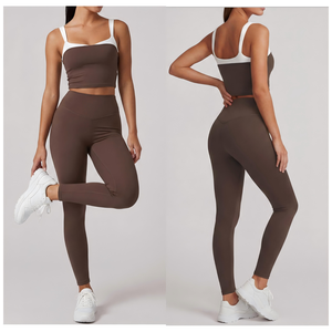 Nouvelle tenue de sport d'été pour femmes, idéale pour la musculation, le yoga, séchage rapide, effet sculptant. - Product Image 3