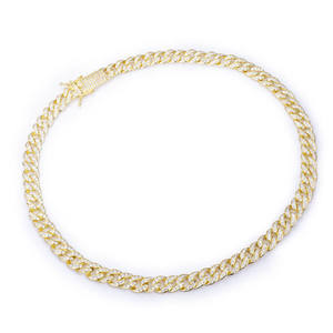 สร้อยคอแฟชั่นหรูหราแบบ Cuban Link ประดับเพชร Moissanite สี D ระดับความสะอาด VVS เงินแท้ 925 สำหรับทุกเพศ สไตล์สตรีทแวร์ เหมาะสำหรับงานหมั้น - Product Image 2