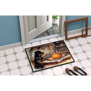 ร็อทไวเลอร์พรมเช็ดเท้าฟักทอง24H x 36W, พรมเช็ดเท้ากันลื่นในร่มกลางแจ้ง - Product Image 4