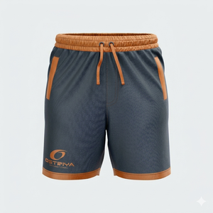 Shorts de sport pour hommes, dernière collection 2026, haute qualité, avec poches avant, décontractés, respirants, taille mi-haute, fermeture à cordon, motif uni - Product Image 6