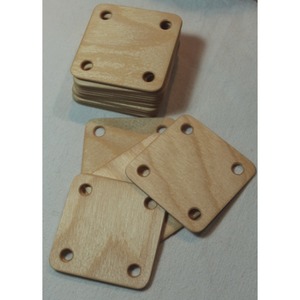 Tarjetas de Tejido de Madera Ecológicas Personalizadas, Cortadas con Láser, Herramientas de Telar Hechas a Mano, Arte Folclórico, Decoración del Hogar - Product Image 4