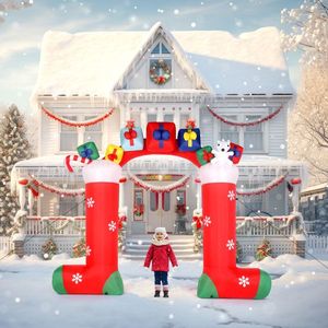 Arco Gonfiabile Natalizio da 2,7m con 24W 11 Luci LED, Decorazione per Esterni e Giardino - Product Image 6