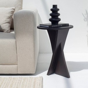 Table d'appoint Vandana Orion GrandTrinity noire peinte, design moderne et contemporain - Product Image 2