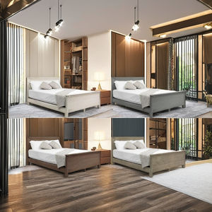 Lit superposé électrique en bois de manguier massif, design traditionnel, durable, sculpté à la main, pliable, gain de place pour chambre, hôtel, auberge de jeunesse - Product Image 2