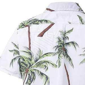 เสื้อยืดฮาวายทนทาน สวมใส่สบาย ทรงเข้ารูป เสื้อยืดฮาวายผู้ชาย เสื้อผ้าลำลอง เสื้อยืดฮาวายเรียบง่าย ปากีสถาน - Product Image 3