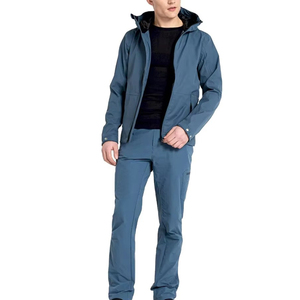 Custom Men Windbreaker <b>Set</b> Designed With Breathable Structure Providing Comfortable Fit And Stylish Sportswear Look - Product Image 2