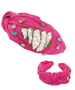 Diadema Elástica Hecha a Mano con Cuentas de Cristal para Mujer, Accesorio de Moda para el Cabello para Niñas - Product Image 6