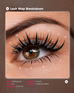 ถาดต่อขนตา Charmlash ขายส่งขนตาปลอม LC แบบสำเร็จรูป ขนมิ้งค์เพิ่มวอลลุ่ม ขนตา PBT คุณภาพสูง สำหรับสาวๆที่รักความสะอาด รับผลิตแบบ OEM ODM - Product Image 1