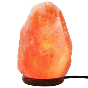 Lampe en sel rose de l'Himalaya, sel de roche naturel, sculptée à la main, veilleuse, prise EU/US, décoration d'intérieur - Product Image 1