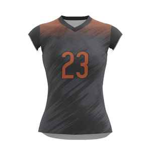 Camiseta de Voleibol Unisex Moderna al por Mayor, Color Personalizado, Logotipo con Impresión Digital, Alta Calidad, 100% Poliéster - Product Image 1