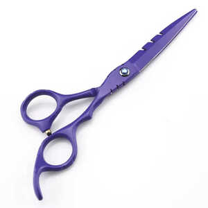Ciseaux à cheveux en acier inoxydable, outil de barbier durable pour la texturisation et la fusion des cheveux - Product Image 1