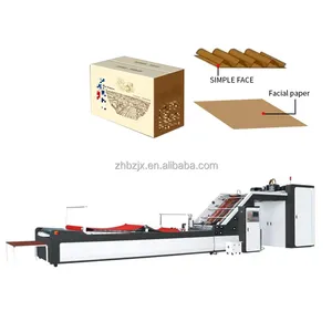 ZH-G Manufacturer Direct Sales Of High Speed Corrugated Groove Laminating Machine And Cardboard Groove Laminating Machine